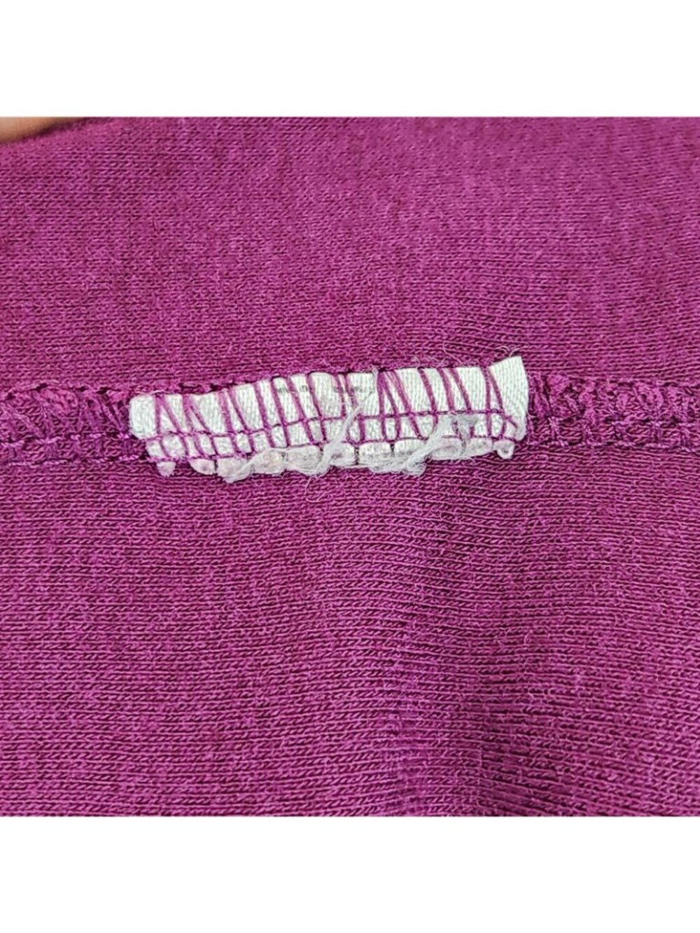 Eddie Bauer Shirt Womens XL Purple V Neck Long Sleeve Jersey Basic Casual Top - Picture 7 of 9